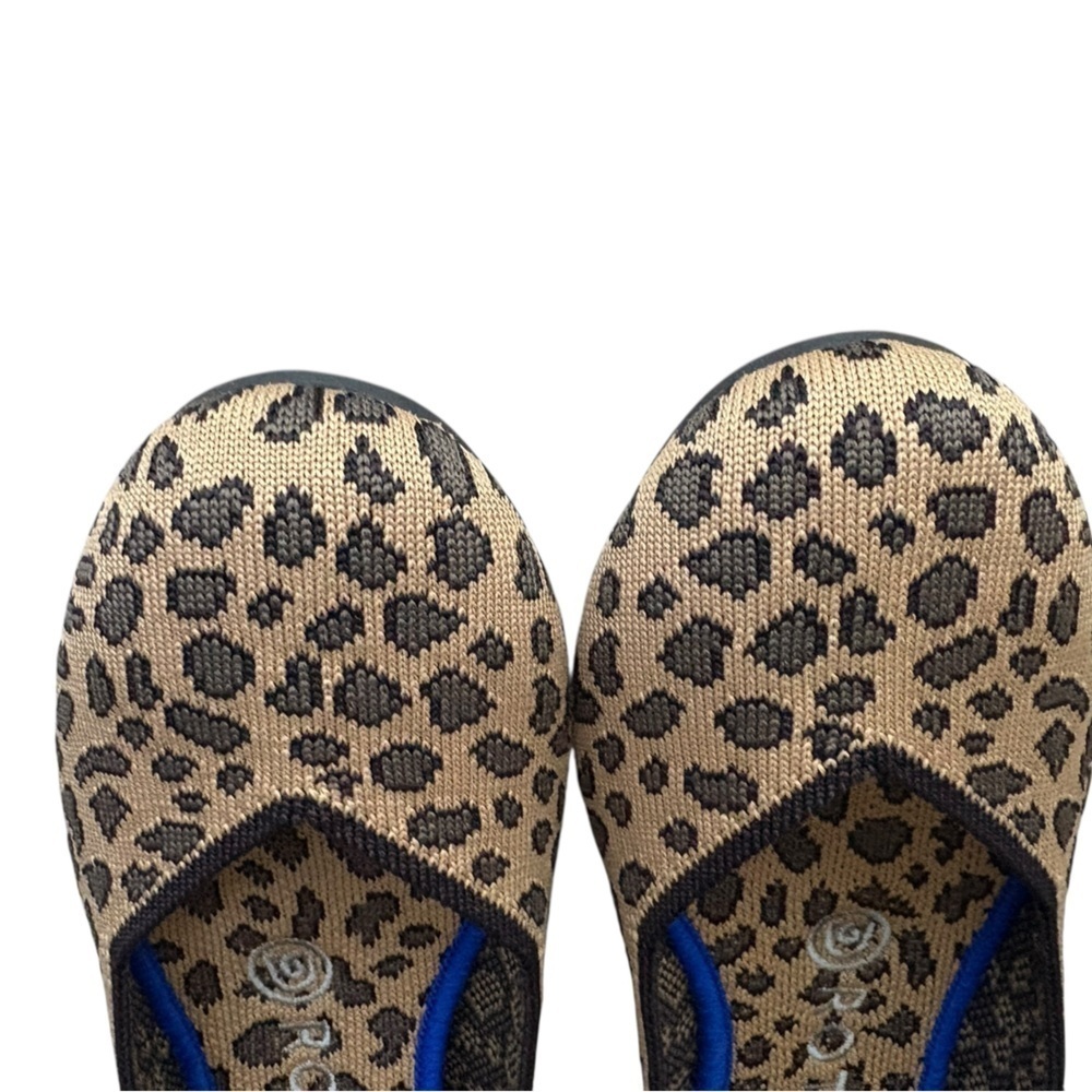 Rothy's Chocolate Spot Textile The Flat Slip On Comfort Shoes Women’s US 7. - Picture 5 of 7